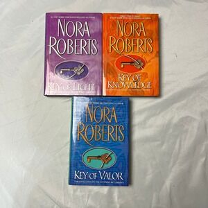 Nora Roberts Key Trilogy Complete Set Key of Light Key of Knowledge Key of Valor
